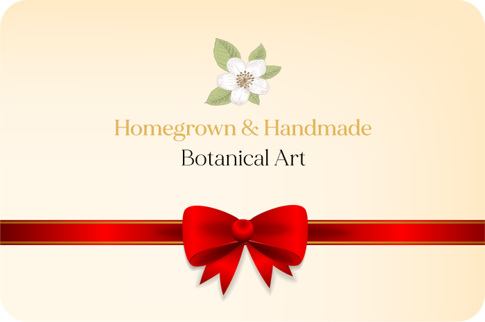 Homegrown & Handmade Botanical Art Gift Card