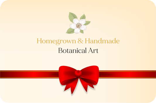 Homegrown & Handmade Botanical Art Gift Card