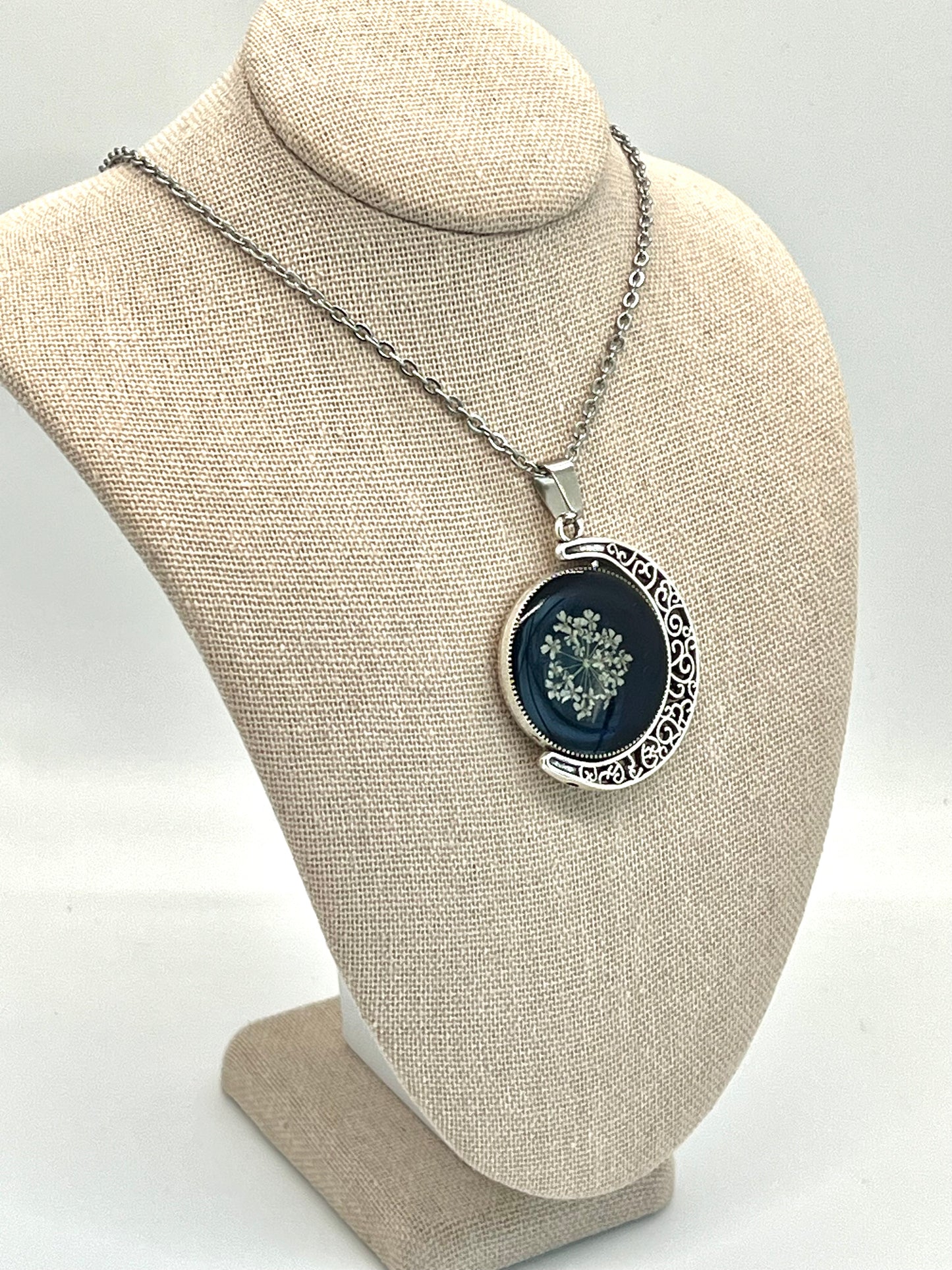 Double-sided Moon Necklace