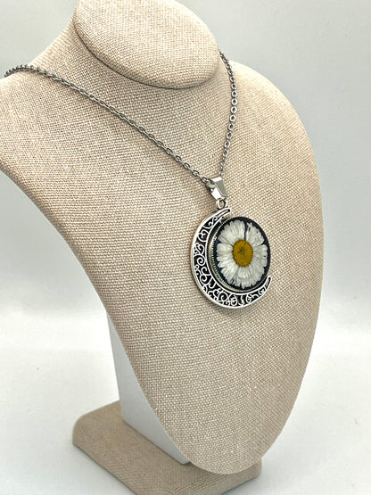 Double-sided Moon Necklace